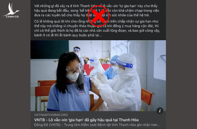 Hiểu biết kém cỏi của Việt Nam Thời Báo qua lời xuyên tạc về “gia hạn vaccine”