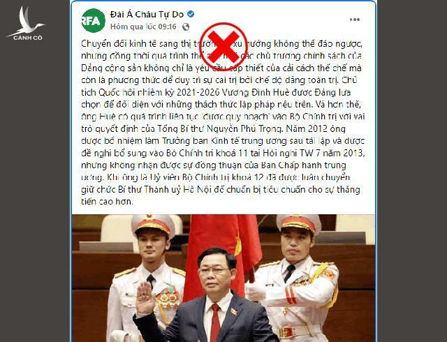 “Bài giảng” ba phải và nực cười của RFA về người đứng đầu Quốc hội Việt Nam