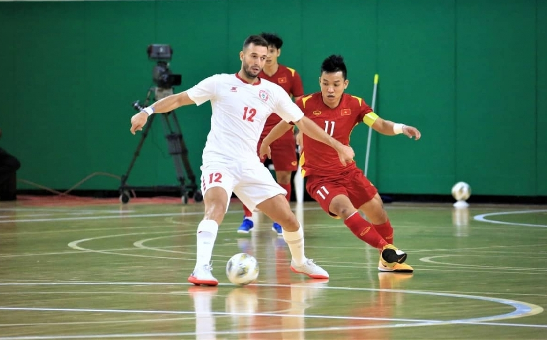Cầm chân tuyển futsal Lebanon 0 - 0, tuyển Việt Nam nắm lợi thế trước trận lượt về