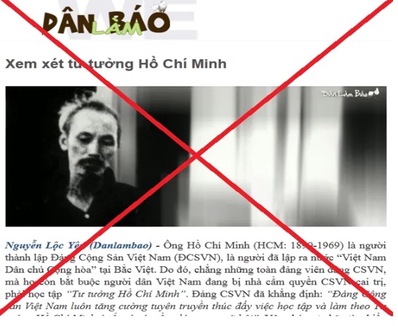 Cần xử lý nghiêm các hoạt động xuyên tạc, bôi nhọ hình ảnh Chủ tịch Hồ Chí Minh