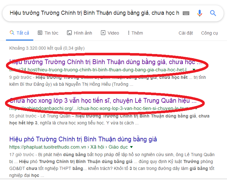 Chuyện phó hiệu trưởng trường chính trị Bình Thuận dùng bằng giả dự thi nghiên cứu sinh và mồm miệng đám lưu manh chính trị