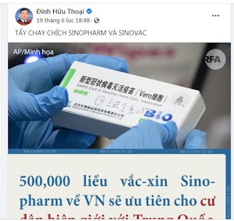Có nên tiêm vaccine do Trung Quốc sản xuất ?