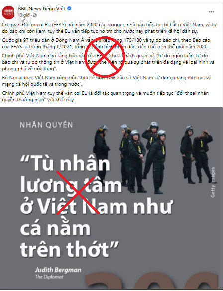 Cơ quan Đối ngoại EU xuyên tạc trắng trợn quyền tự do ngôn luận, báo chí ở Việt Nam