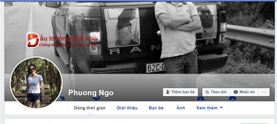 Đối tượng Phuong Ngo trên facebook là ai?