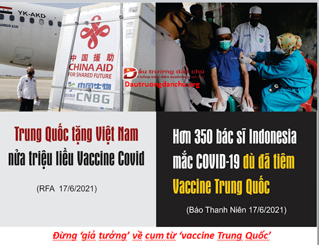 Đừng ‘giả tưởng’ về cụm từ ‘vaccine Trung Quốc’