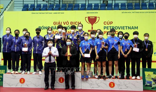 Giải bóng bàn Báo Nhân Dân thứ 39: Hải Dương và TP Hồ Chí Minh đoạt Huy chương Vàng đồng đội