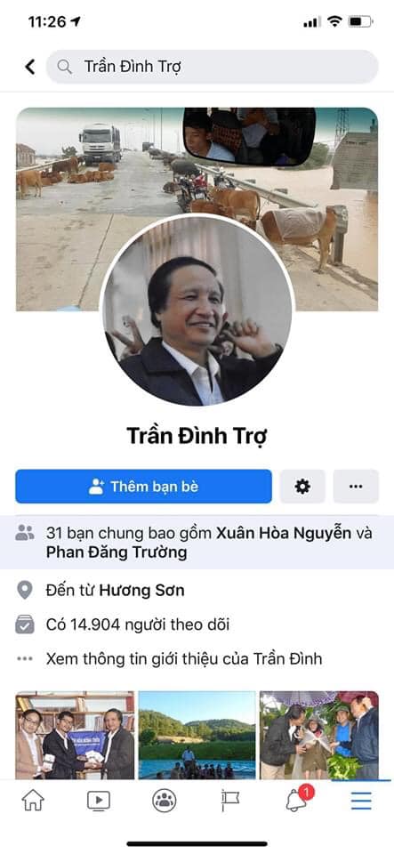Giáo già Trần Đình Trợ đã bị xử lý vi phạm trên mạng xã hội