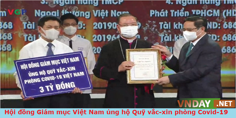 Hội đồng Giám mục Việt Nam ủng hộ quỹ vắc xin và những tiếng sủa lạc dòng