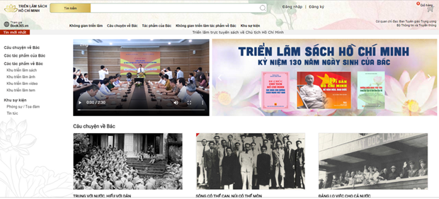 Khai mạc Triển lãm sách trực tuyến kỷ niệm 130 năm Ngày sinh Chủ tịch Hồ Chí Minh