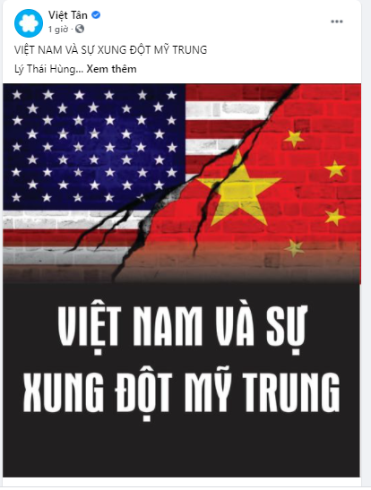Khôi hài, “tổng bí thư” Việt Tân đòi lại Việt Nam chống Trung theo Mỹ!