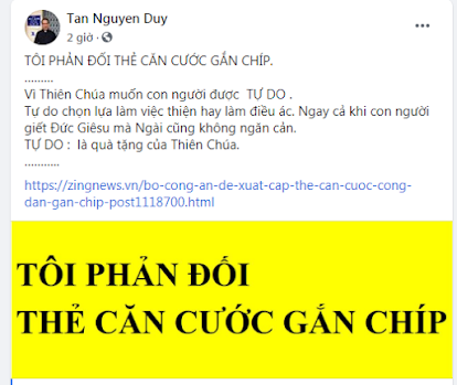 Linh mục Nguyễn Duy Tân đúng là “điếc không sợ súng”