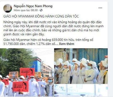 Linh mục Nguyễn Ngọc Nam Phong đang hiểu sai về quan điểm “đồng hành cùng dân tộc”