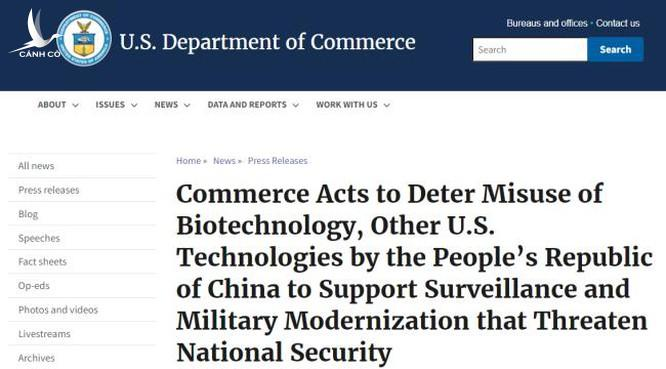 Mỹ trừng phạt 12 cơ quan nghiên cứu Trung Quốc vì phát triển vũ khí điều khiển bộ não con người