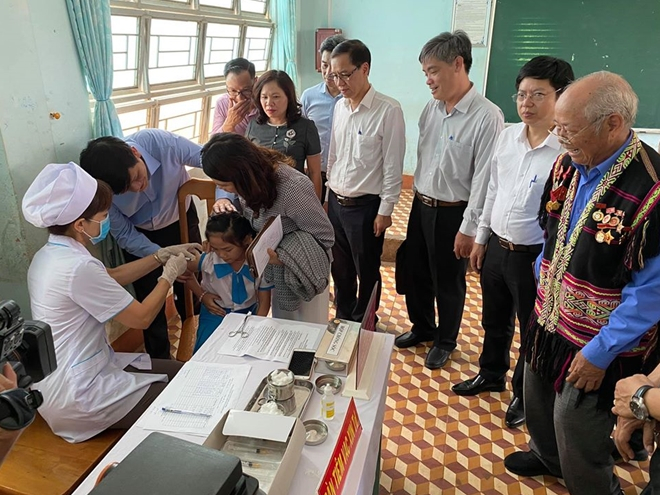 Phát động tiêm vaccine phòng bạch hầu tại 4 tỉnh Tây Nguyên