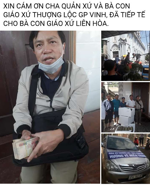 Quảng Bình: LINH MỤC ăn chặn tiền cứu trợ lũ lụt của giáo dân!