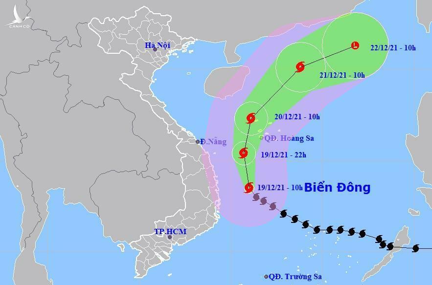 Siêu bão Rai ‘quét sạch’ cây xanh ở đảo Song Tử Tây, nhấn chìm 5 tàu cá ở Bình Thuận