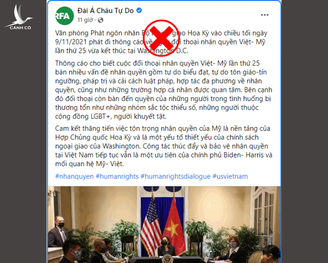 Thủ đoạn xuyên tạc nhân quyền Việt Nam ẩn chứa sau ‘bài tin’ của RFA