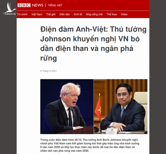 Thủ tướng Anh khuyên Việt Nam bỏ điện than, có gì mà ồn ào?