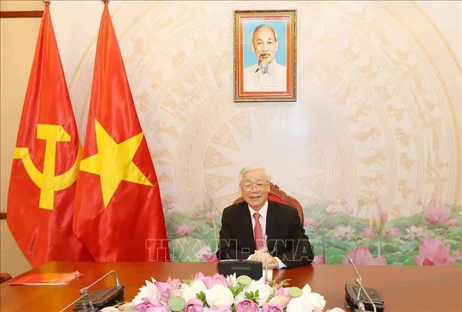 Tổng Bí thư, Chủ tịch nước điện đàm với Thủ tướng Campuchia Hun Sen