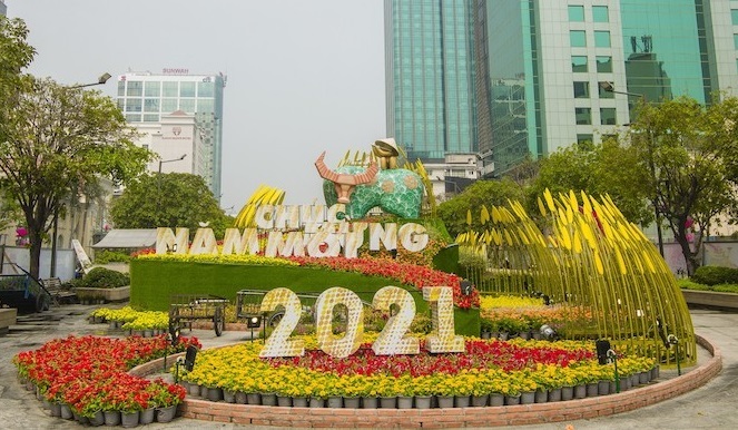 TP Hồ Chí Minh tổ chức Đường hoa Tết năm 2022 với chủ đề 'Xuân quê hương - Ấm tình nhân ái'