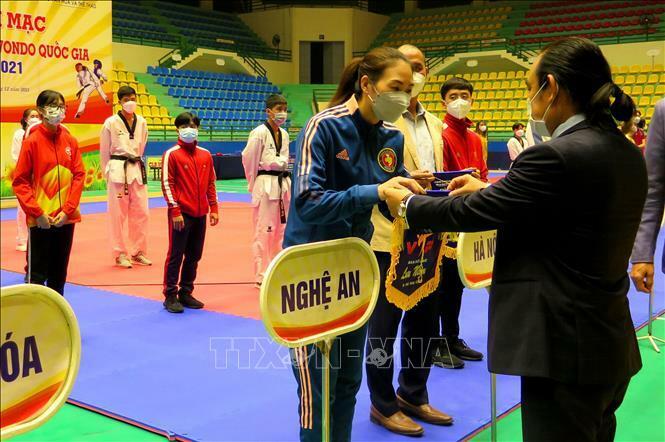 Trên 250 vận động viên tham gia Giải Vô địch Taekwondo quốc gia năm 2021