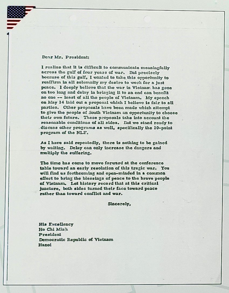 3 bức thư “định mệnh” giữa Chủ tịch Hồ Chí Minh và 2 Tổng thống Mỹ