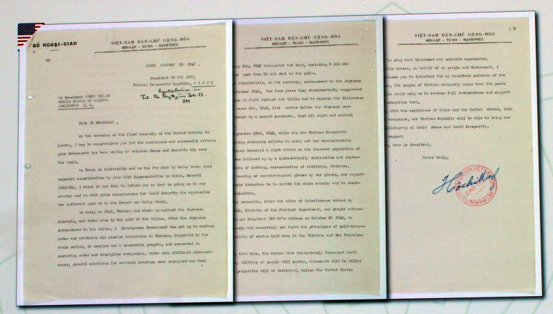 3 bức thư “định mệnh” giữa Chủ tịch Hồ Chí Minh và 2 Tổng thống Mỹ