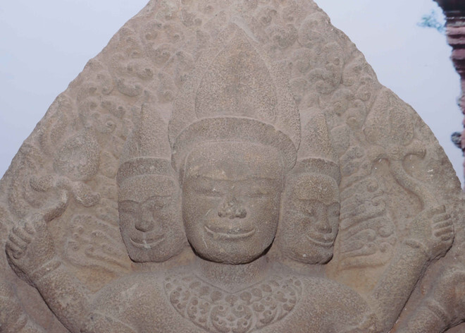 Bảo vật Chăm đất Bình Định - Kỳ 2: Phù điêu độc bản thần Brahma
