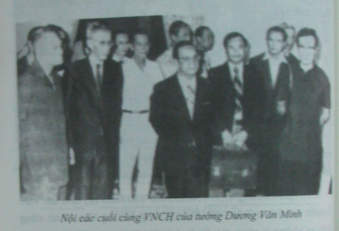 Bí mật trong nội các Dương Văn Minh ngày 30.4.1975