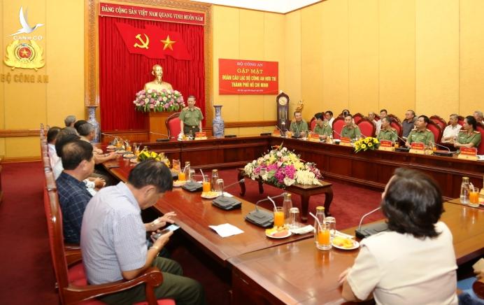 Bộ trưởng Tô Lâm gặp mặt đoàn CLB Công an hưu trí TPHCM