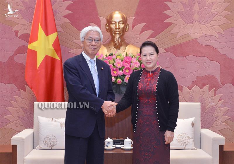 Chủ tịch Quốc Hội Nguyễn Thị Kim Ngân tiếp Phó chủ tịch Thượng viện Nhật Bản