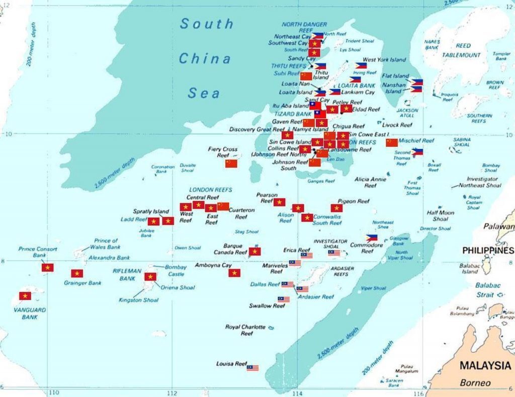 Lịch sử tranh chấp ở biển Đông (1974 – nay)