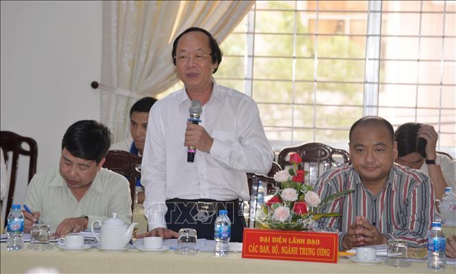 Ông Trần Thanh Mẫn đối thoại với đồng bào Phật giáo Hòa Hảo