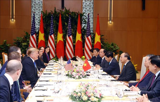 Thủ tướng Nguyễn Xuân Phúc hội kiến Tổng thống Mỹ Donald Trump