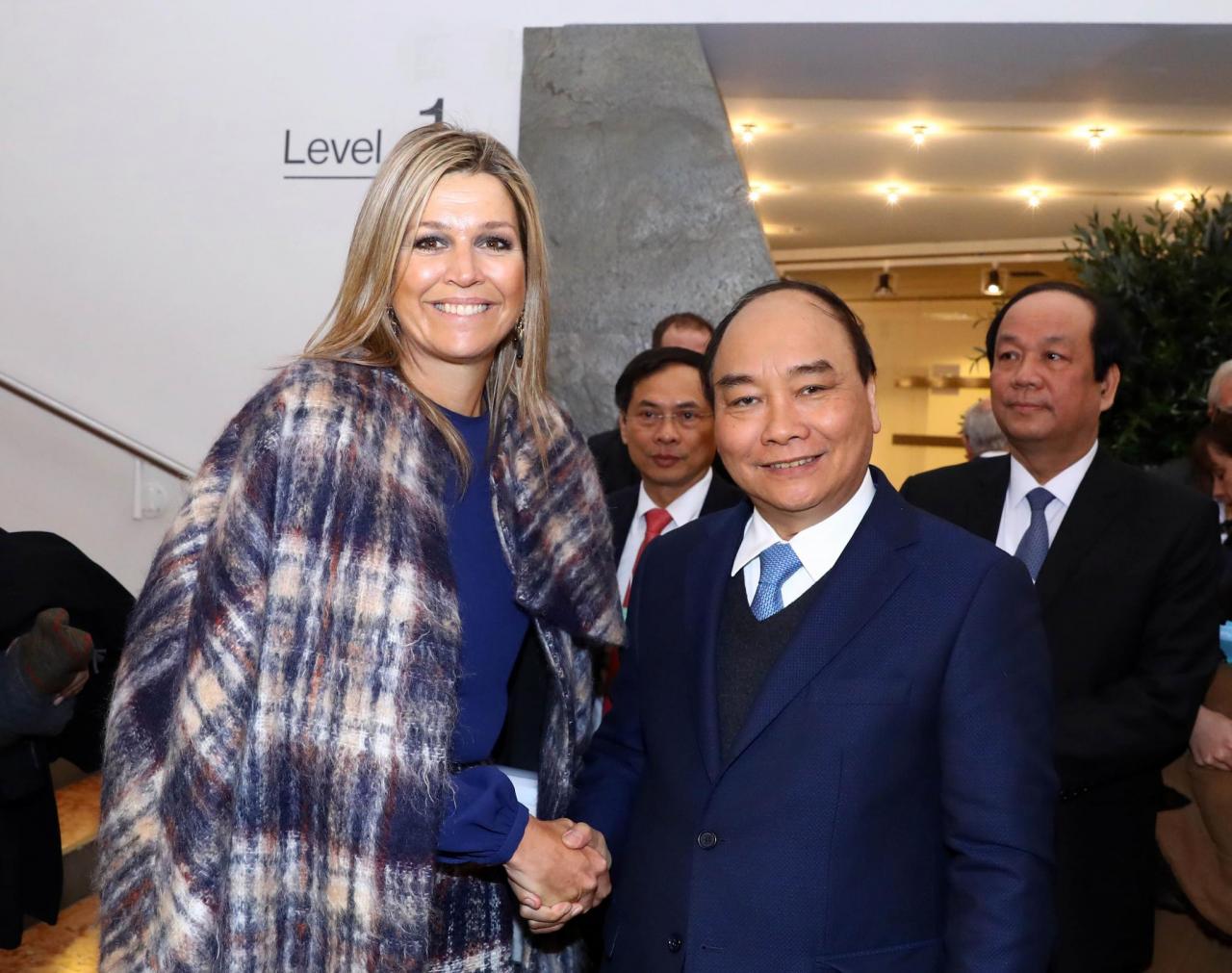 Thủ tướng tiếp các đối tác của Việt Nam dự WEF Davos 2019
