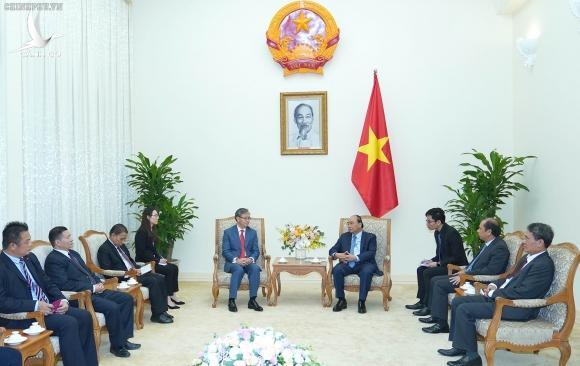 Thủ tướng tiếp Đại sứ Lào chào từ biệt kết thúc nhiệm kỳ