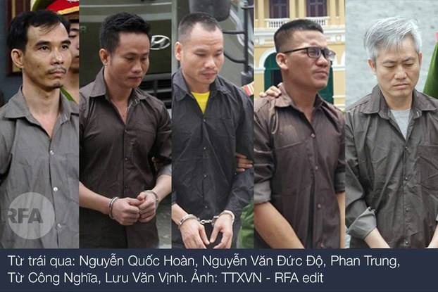 Y án 57 năm tù cho băng đảng “Liên minh dân tộc Việt Nam tự quyết”