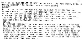 Tài liệu năm 1991 được tìm thấy: “Chúng tôi không thể trao tư cách thành viên NATO cho Ba Lan và những nước khác”