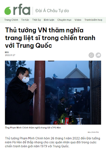 Vì sao Việt Tân đăng lại mẩu tin bài Trung từ năm 2018?
