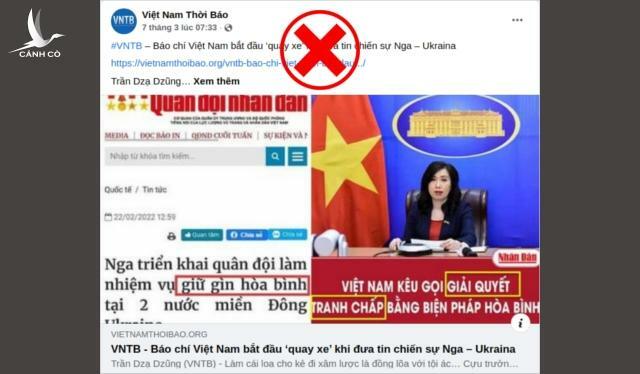 “Báo chí Việt Nam quay xe” từ chiến sự Nga-Ukraine?