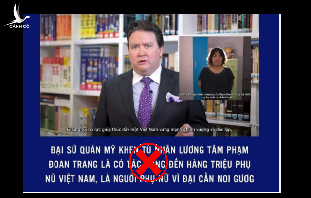 Điều đáng tiếc từ nhận định liên quan đến Phạm Đoan Trang của Đại sứ Mỹ tại Việt Nam