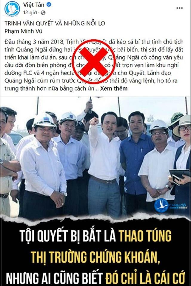 Vạch trần thủ đoạn gán ghép lãnh đạo vào việc bắt giữ Trịnh Văn Quyết