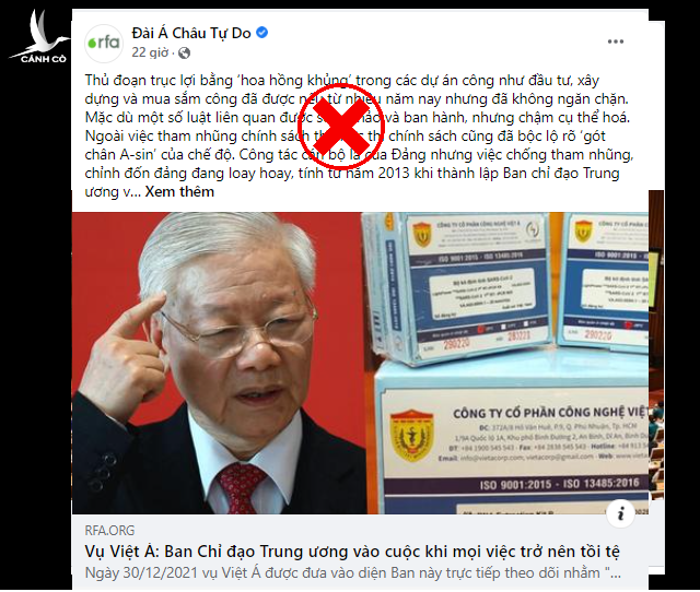 Vén màn sự thật đằng sau RFA tiếng Việt