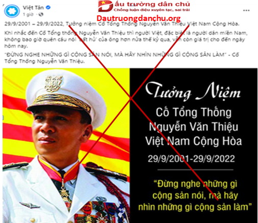 Sự tô vẽ hài hước của Việt Tân
