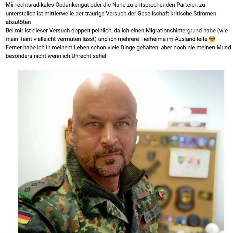 Thư của một sĩ quan lục quân Đức gửi bộ trưởng ngoại giao Đức và đảng Xanh