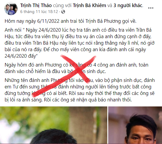 Trịnh Thị Thảo lại tiếp tục giở giọng vu cáo