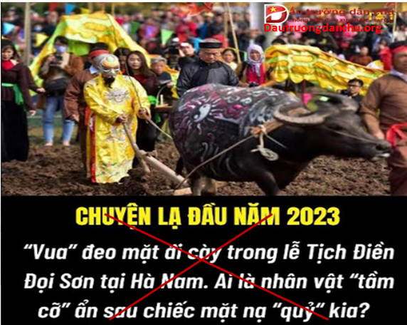 Cái nhìn thiển cận của Việt Tân về lễ Tịch điền năm 2023