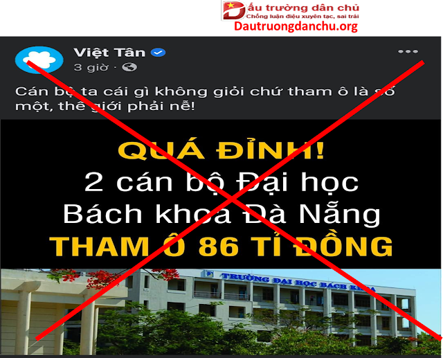 Việt Tân, nếu không đóng góp gì cho đất nước thì đừng phá đám