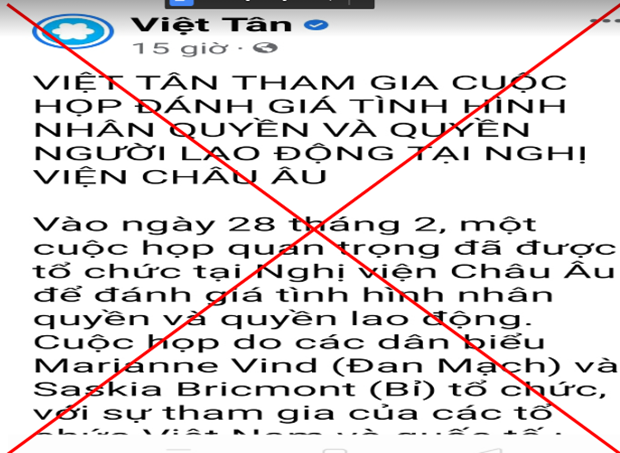 Việt Tân và Trần Đức cố tình bóp méo vấn đề nhân quyền ở Việt Nam