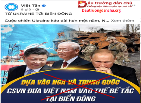 Việt Tân lại dở trò xuyên tạc